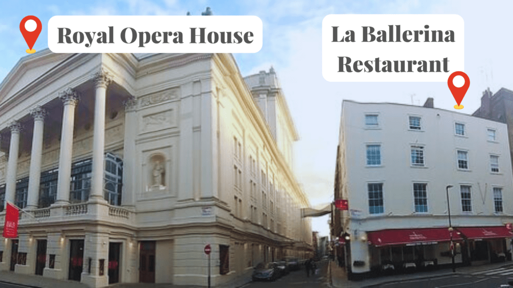 La Ballerina royal opera house restaurant
