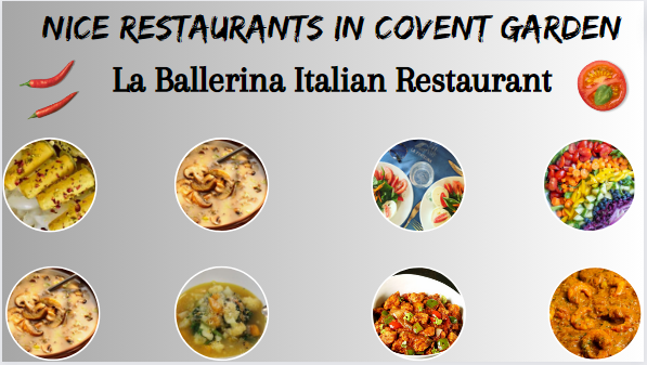 Cool Restaurants Covent Garden - La Ballerina Italian Restaurant