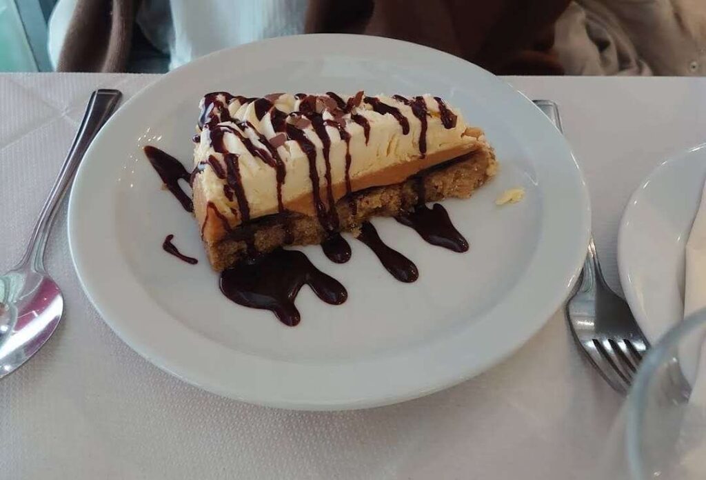 BANOFFEE PIE at La Ballerina Italian Restaurant Covent Garden