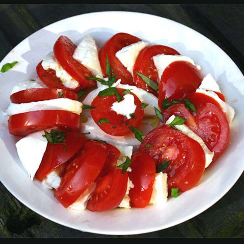 Tomato mozzarella basil at La Ballerina Italian Restaurant Covent Garden