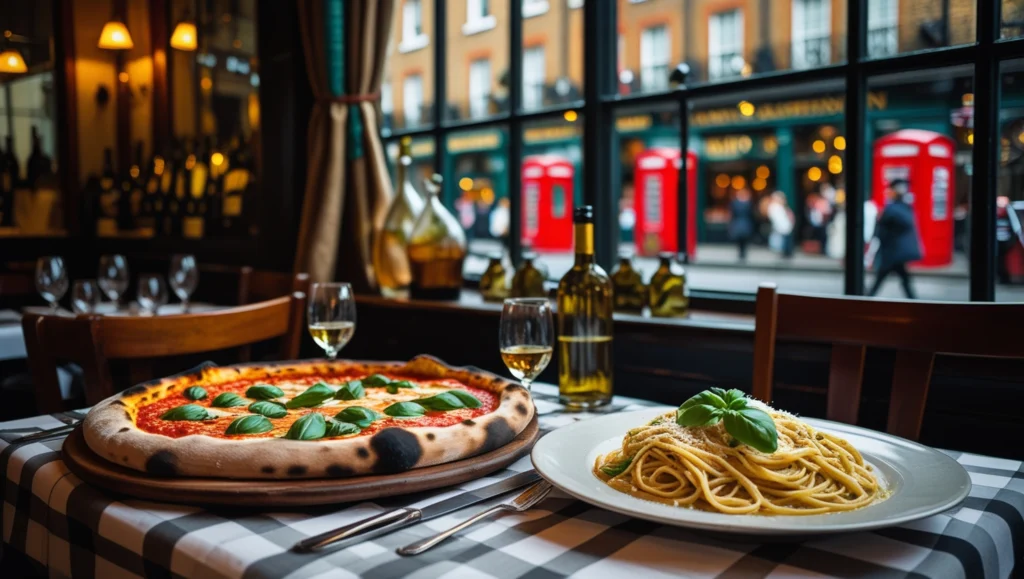 Pizza Pasta in London at La Ballerina Italian Restaurant